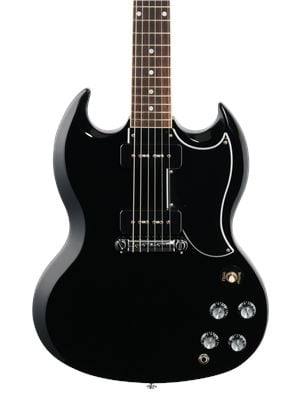 Gibson SG Special Electric Guitar Ebony with Case Body View
